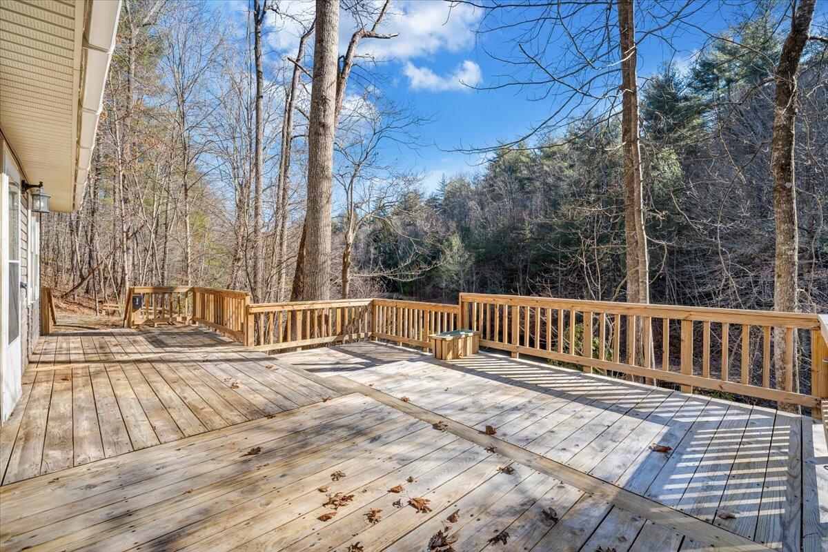 365 Isolane Road Callaway, VA 24067 - Photo 59 of 104 a view of balcony with wooden floor and fence
