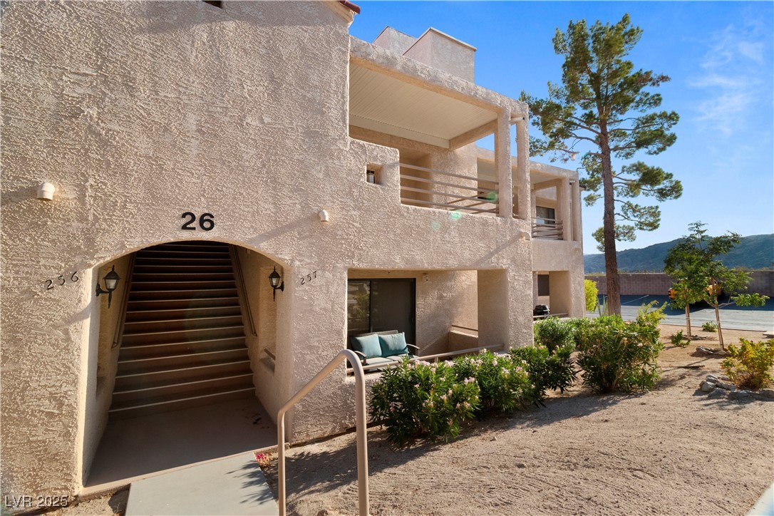3859 Desert Marina Drive, Unit 257 Laughlin, NV 89029 - Photo 3 of 89 Front of the home's building has a staircase entry