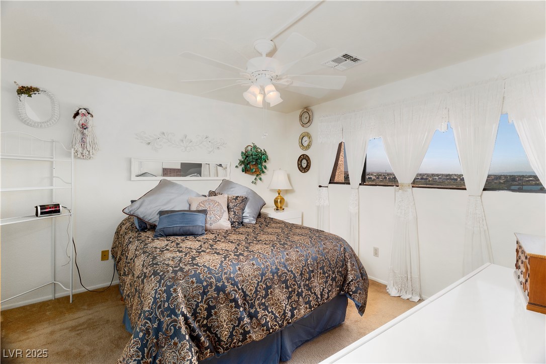 3859 Desert Marina Drive, Unit 257 Laughlin, NV 89029 - Photo 49 of 89 Second Bedroom with a ceiling fan and carpet floor