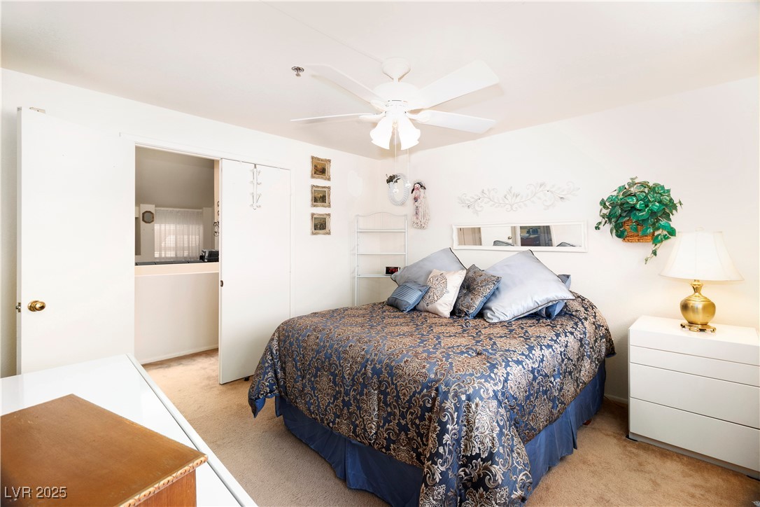 3859 Desert Marina Drive, Unit 257 Laughlin, NV 89029 - Photo 50 of 89 Second Bedroom with a ceiling fan and carpet floor