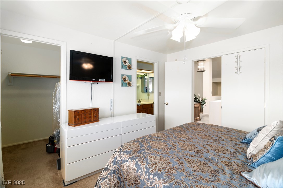 3859 Desert Marina Drive, Unit 257 Laughlin, NV 89029 - Photo 51 of 89 Second Bedroom featuring light carpet, a spacious