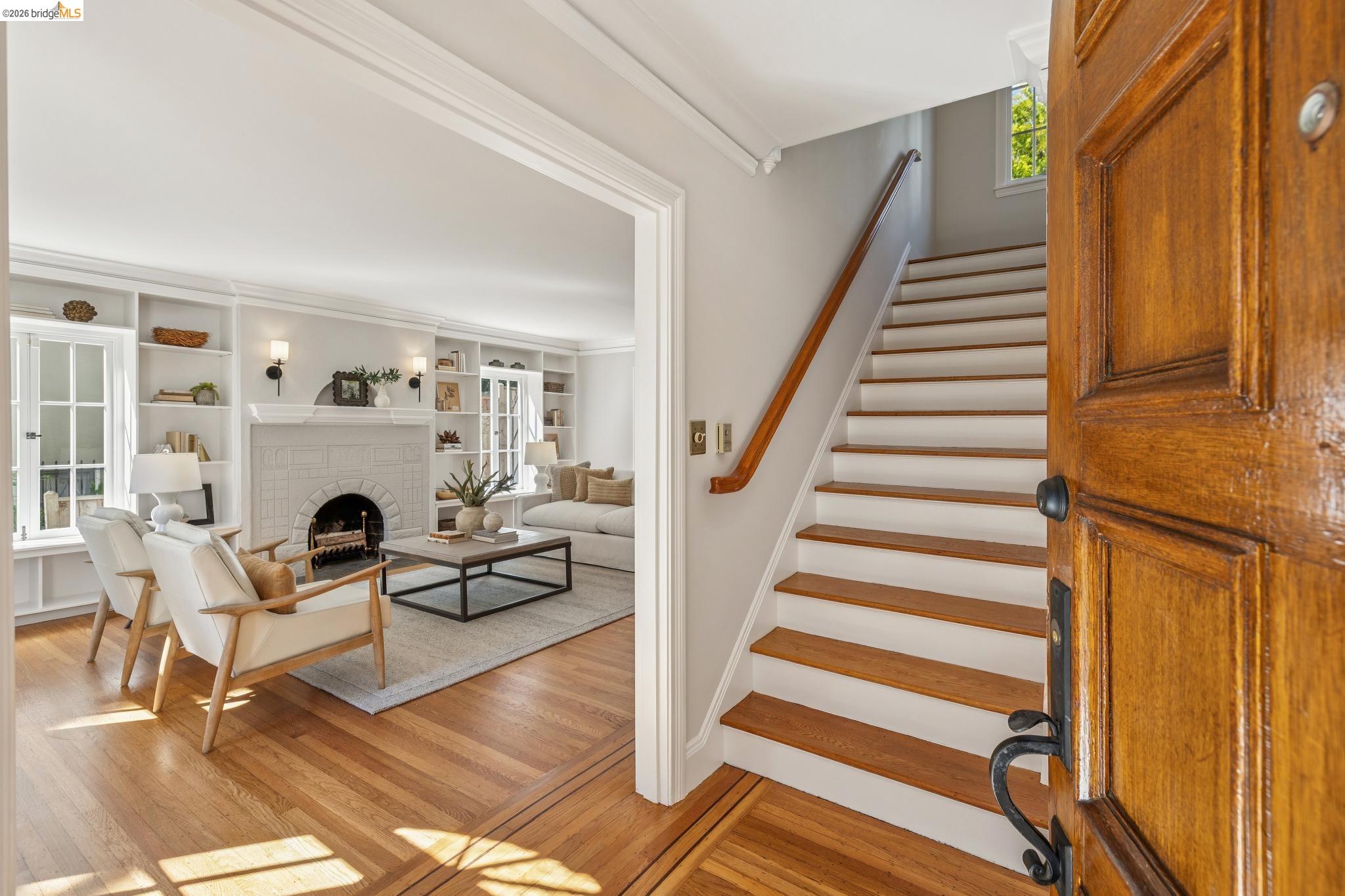 900 Rosemount Road Oakland, CA 94610 - Photo 10 of 59 a view of living room with furniture and fireplace