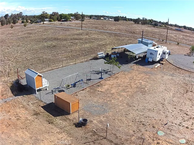 a view of a terrace with a lake