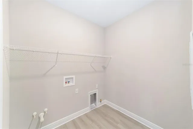 wooden floor in an empty room