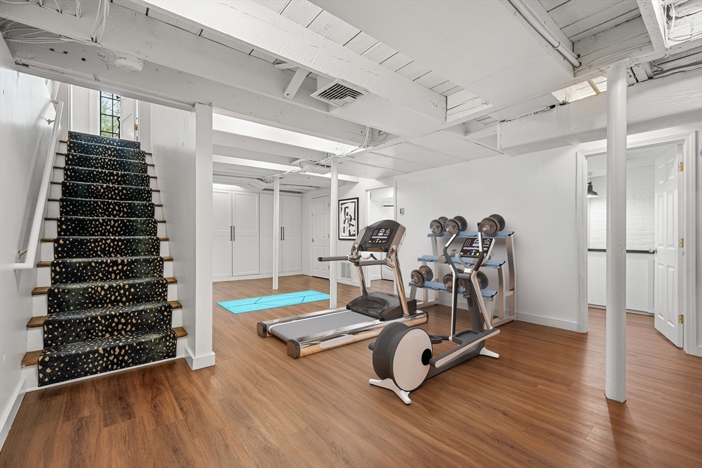 254 Commonwealth Avenue Newton, MA 02467 - Photo 29 of 37 a view of a room with gym equipment