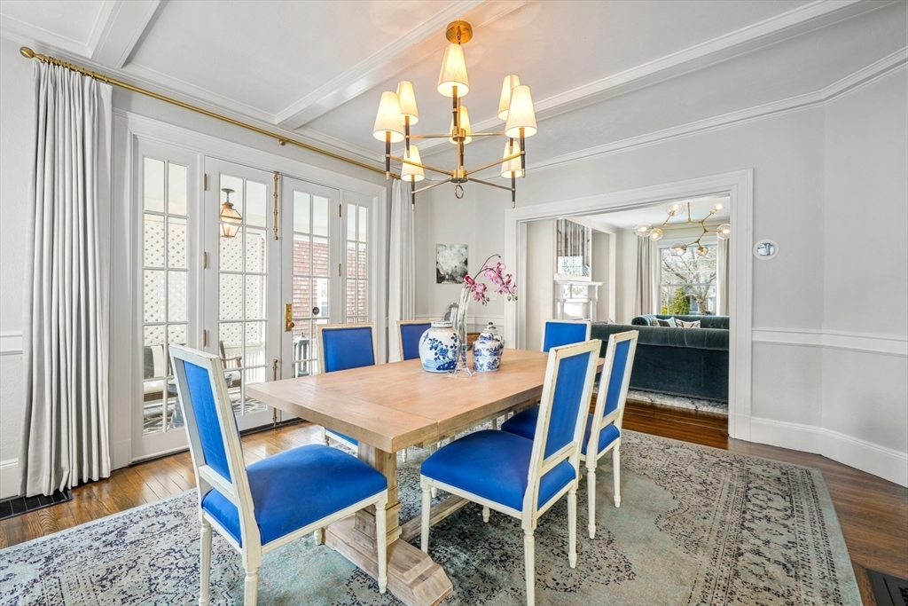 254 Commonwealth Avenue Newton, MA 02467 - Photo 5 of 37 a view of a dining room with furniture window and wooden floor