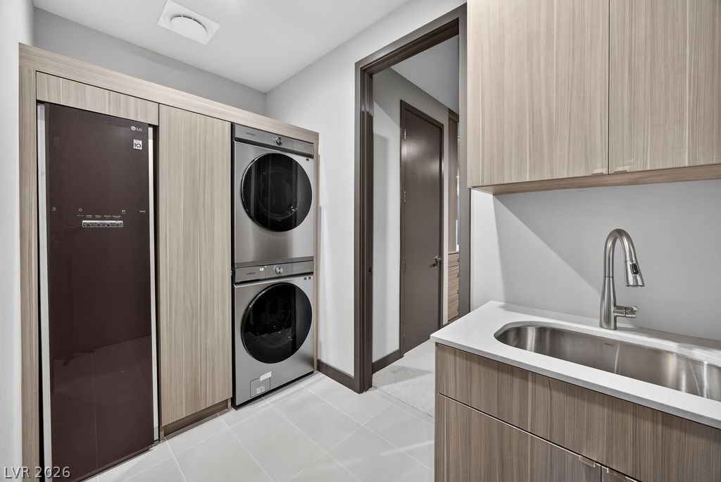 1456 Solitude Ridge Drive Henderson, NV 89012 - Photo 64 of 94 Secondary Laundry with Steaming Closet, Upstairs