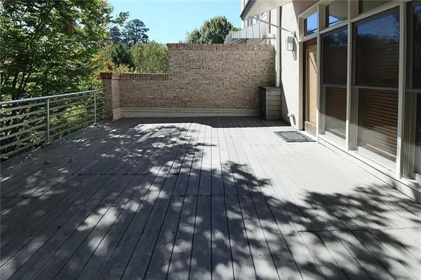 a view of outdoor space and deck