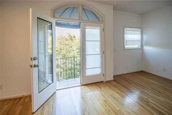 wooden floor in an empty room