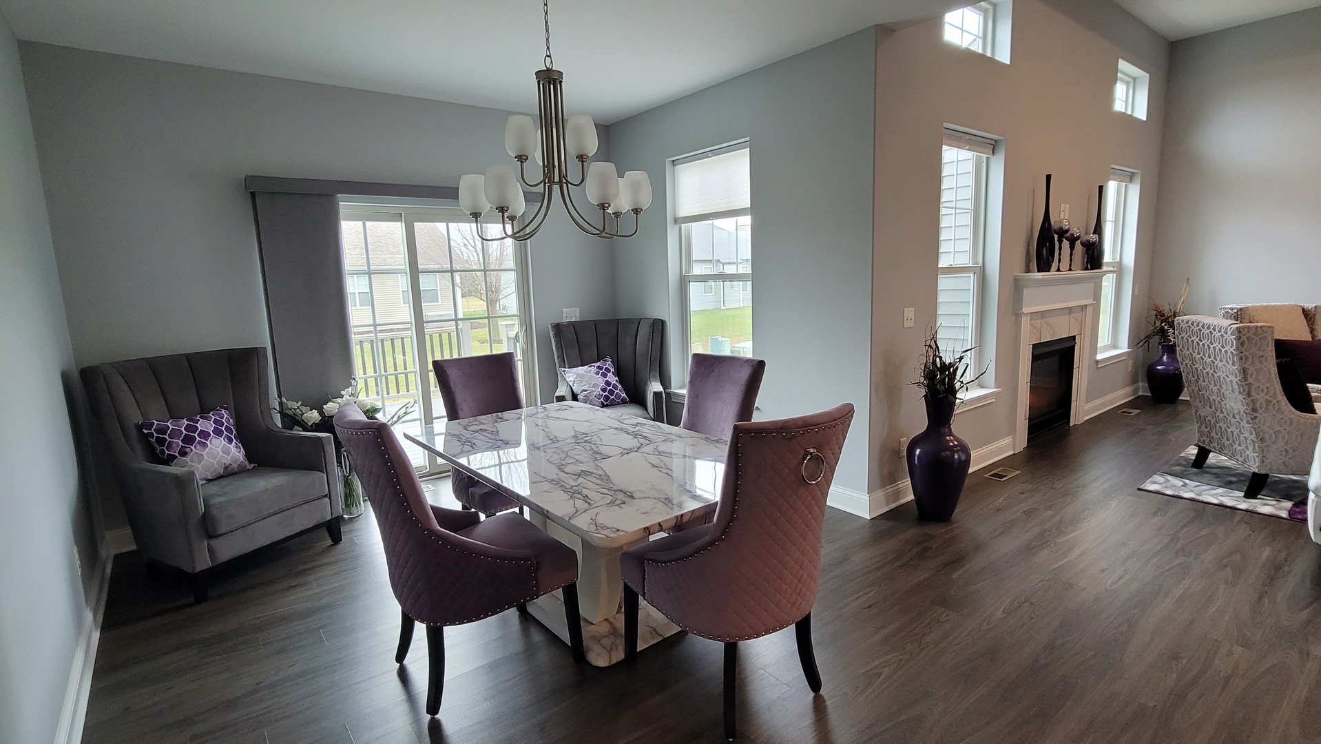 1919 Truman Street Sycamore, IL 60178 - Photo 6 of 50 a view of a dining room with furniture window and wooden floor