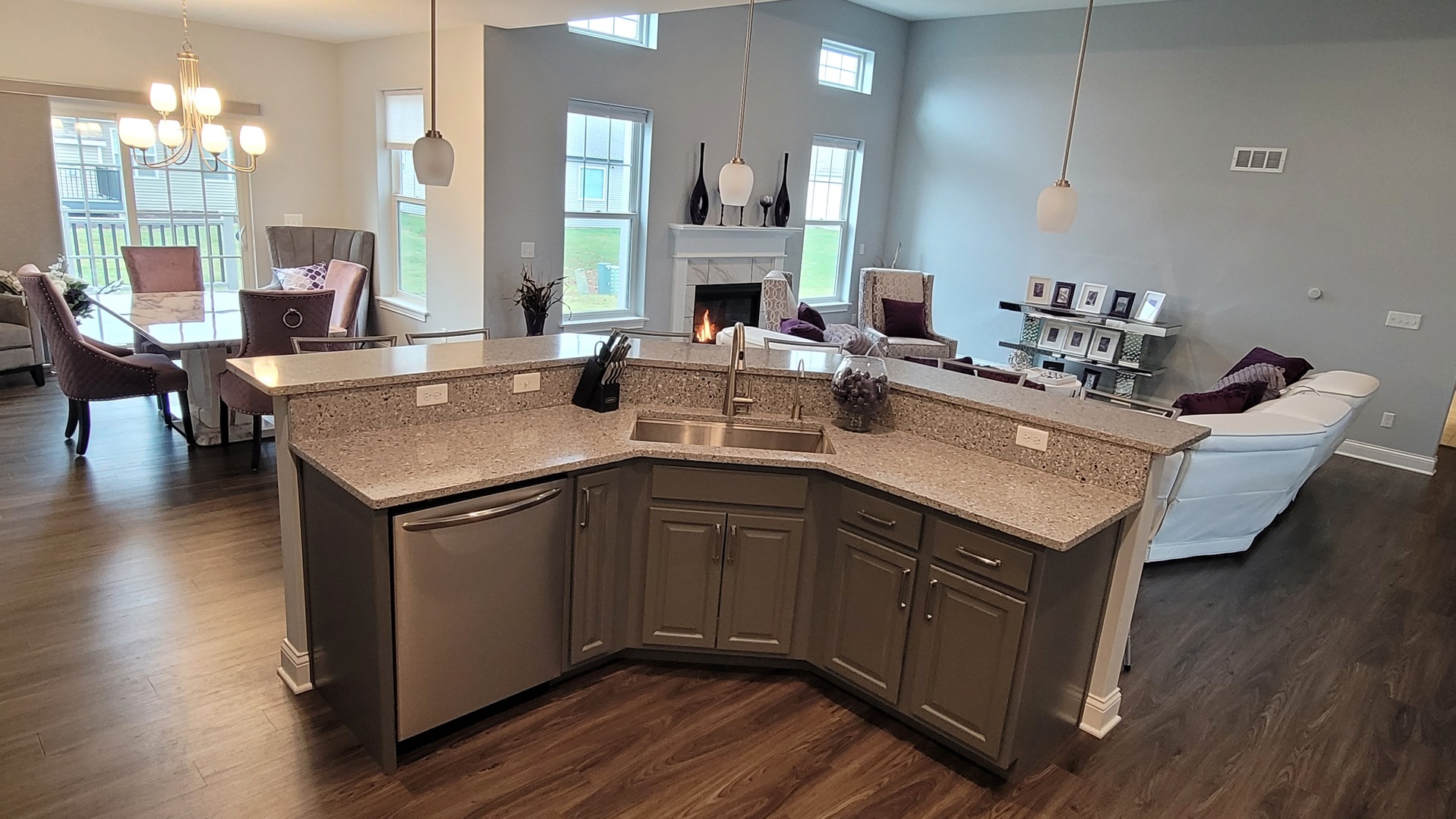 1919 Truman Street Sycamore, IL 60178 - Photo 9 of 50 a kitchen with a sink and cabinets