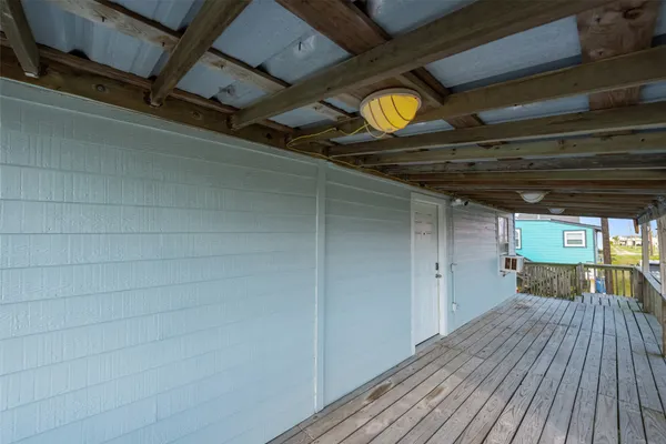 a view of a house with a deck