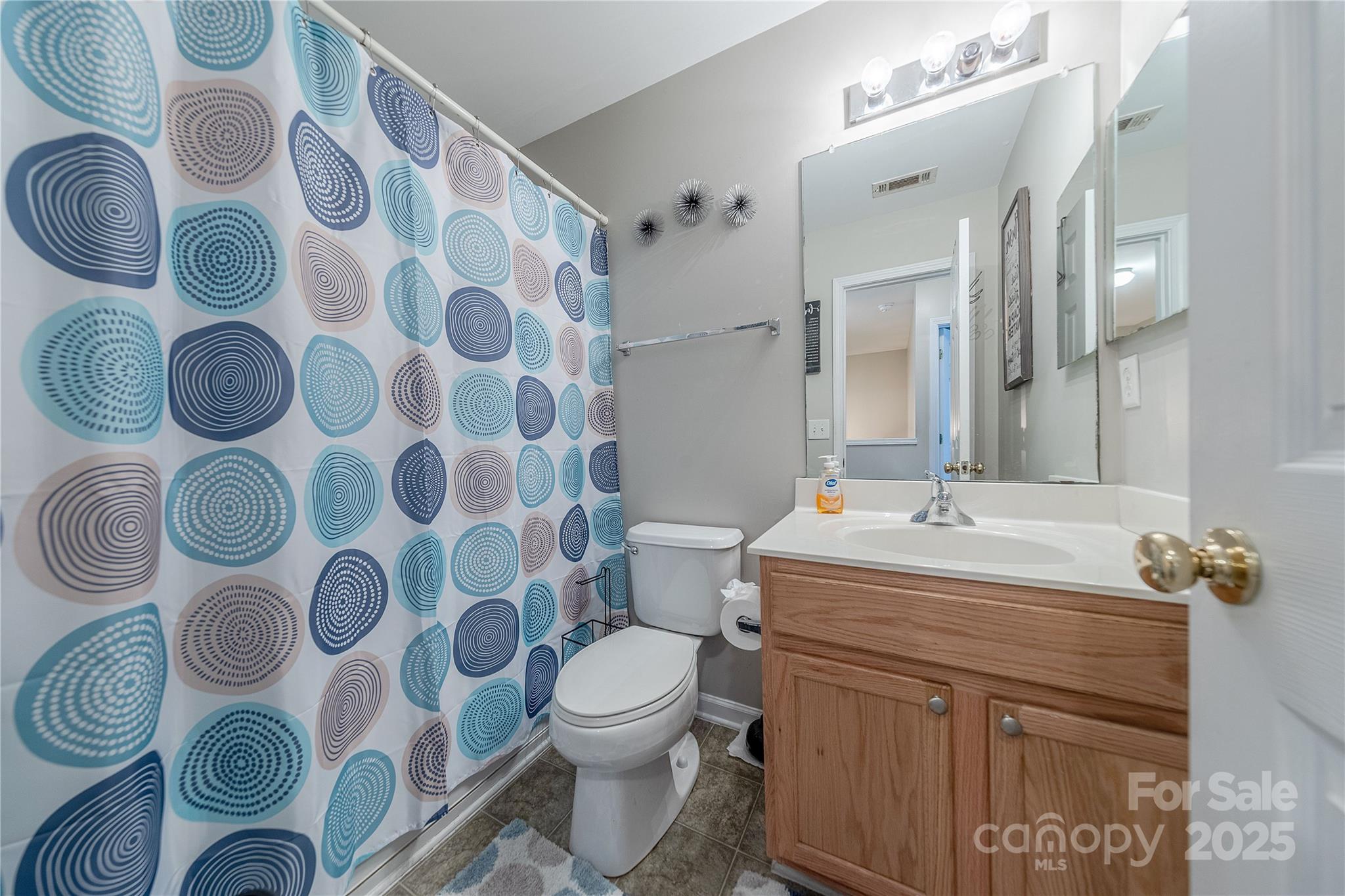 1581 Maypine Commons Way Rock Hill, SC 29732 - Photo 13 of 16 a bathroom with a sink and mirror with toilet