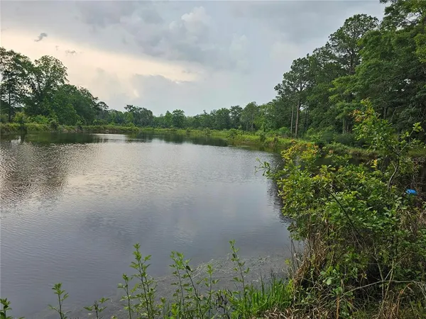 a view of a lake with a lake