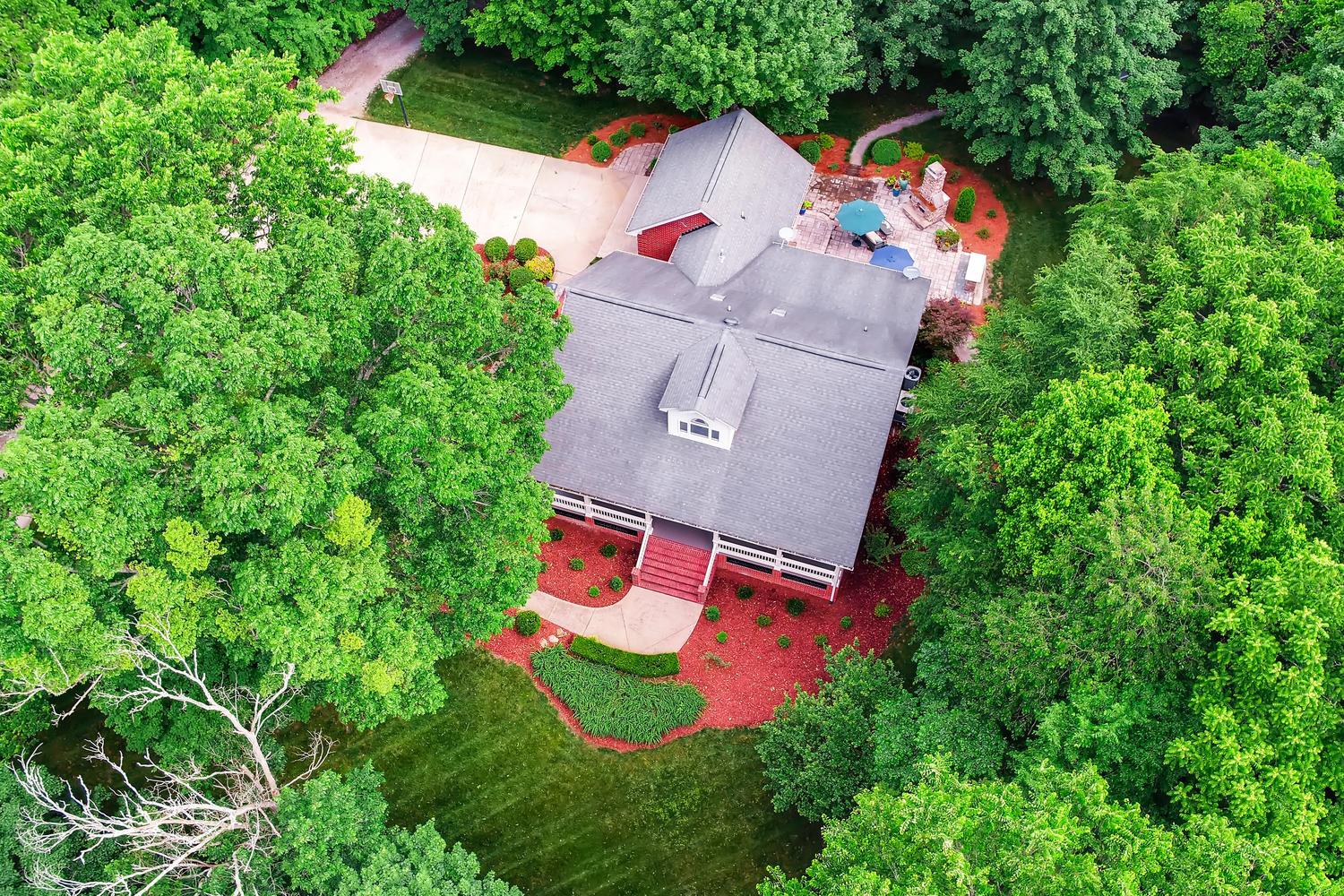 4218 B Crowder Road Franklin, TN 37064 - Photo 3 of 29 an aerial view of house with swimming pool and outdoor space