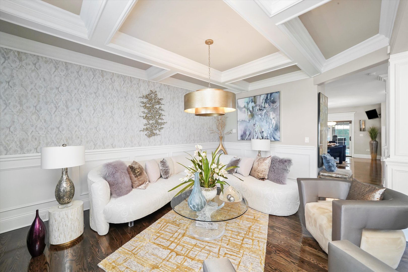 8613 High Stone Way Frankfort, IL 60423 - Photo 5 of 53 a living room with furniture and wooden floor