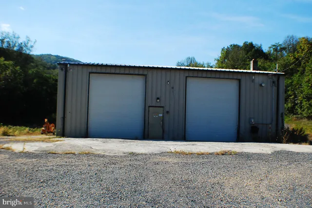 a backyard of a house