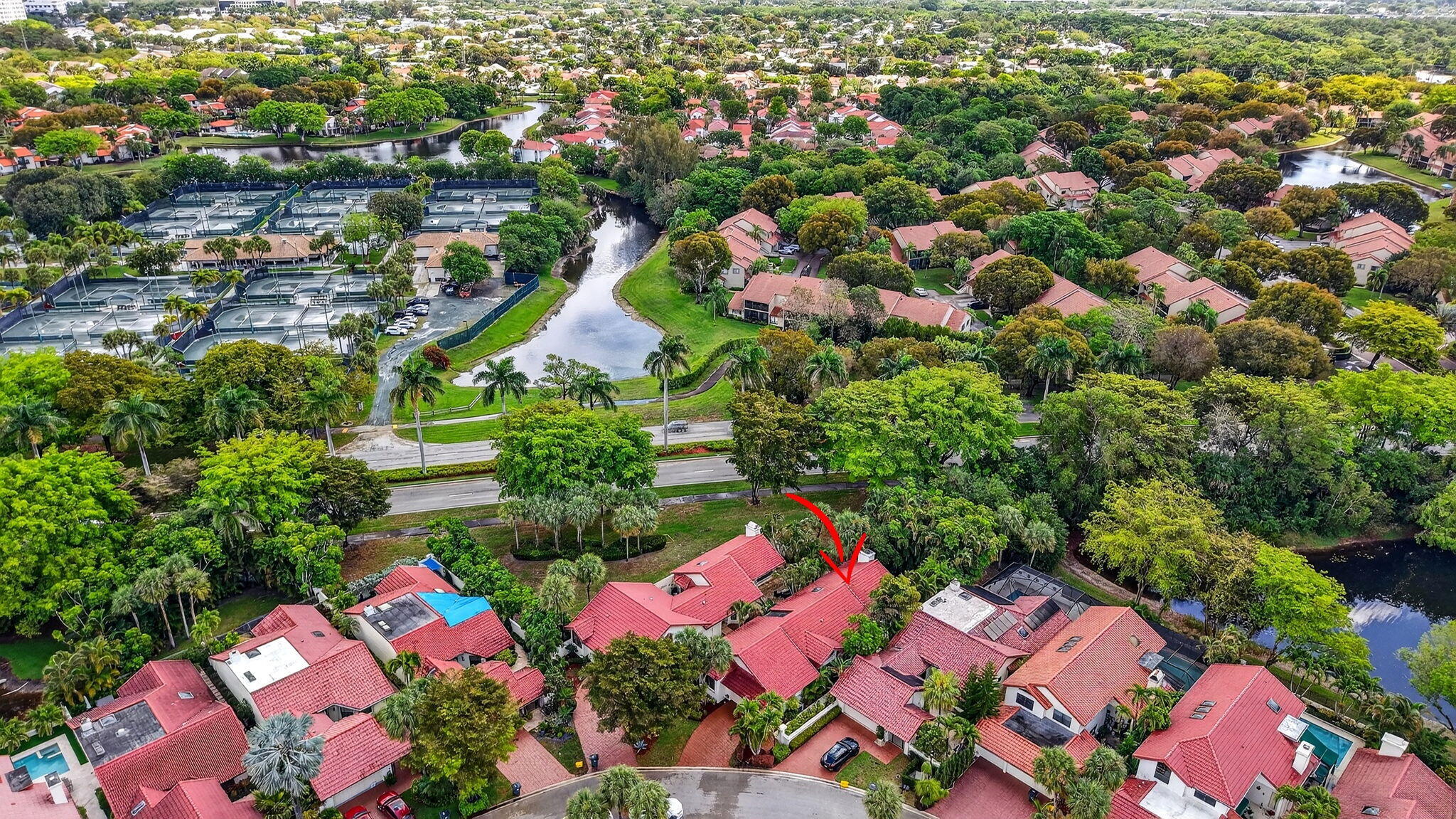 21700 Club Villa Terrace Boca Raton, FL 33433 - Photo 49 of 51 AERIAL