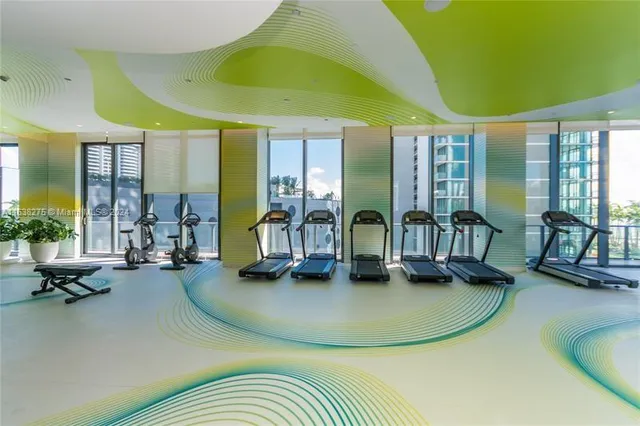 a view of a livingroom with furniture