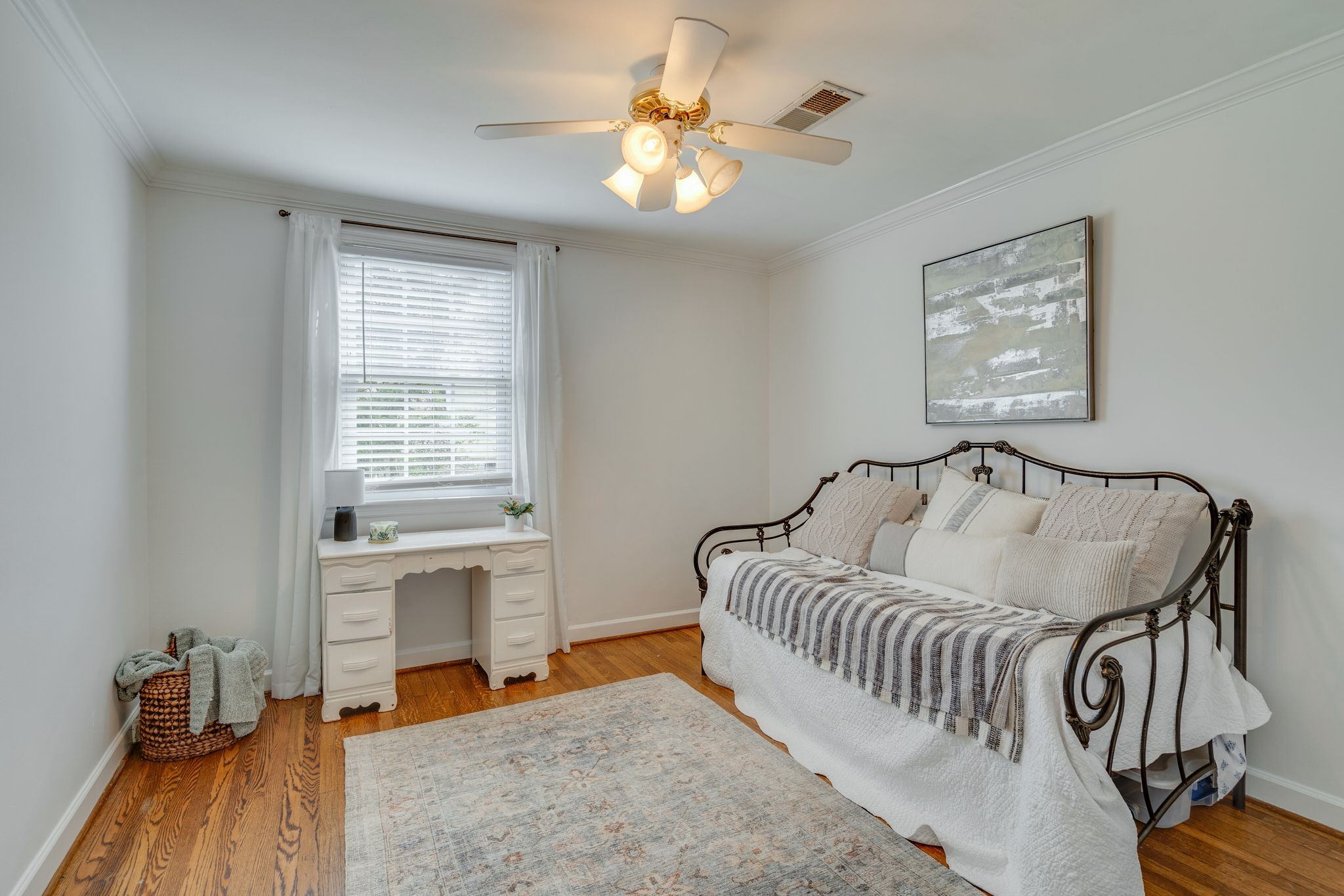 745 Elysian Fields Road Nashville, TN 37204 - Photo 27 of 60 a living room with furniture and a wooden floor