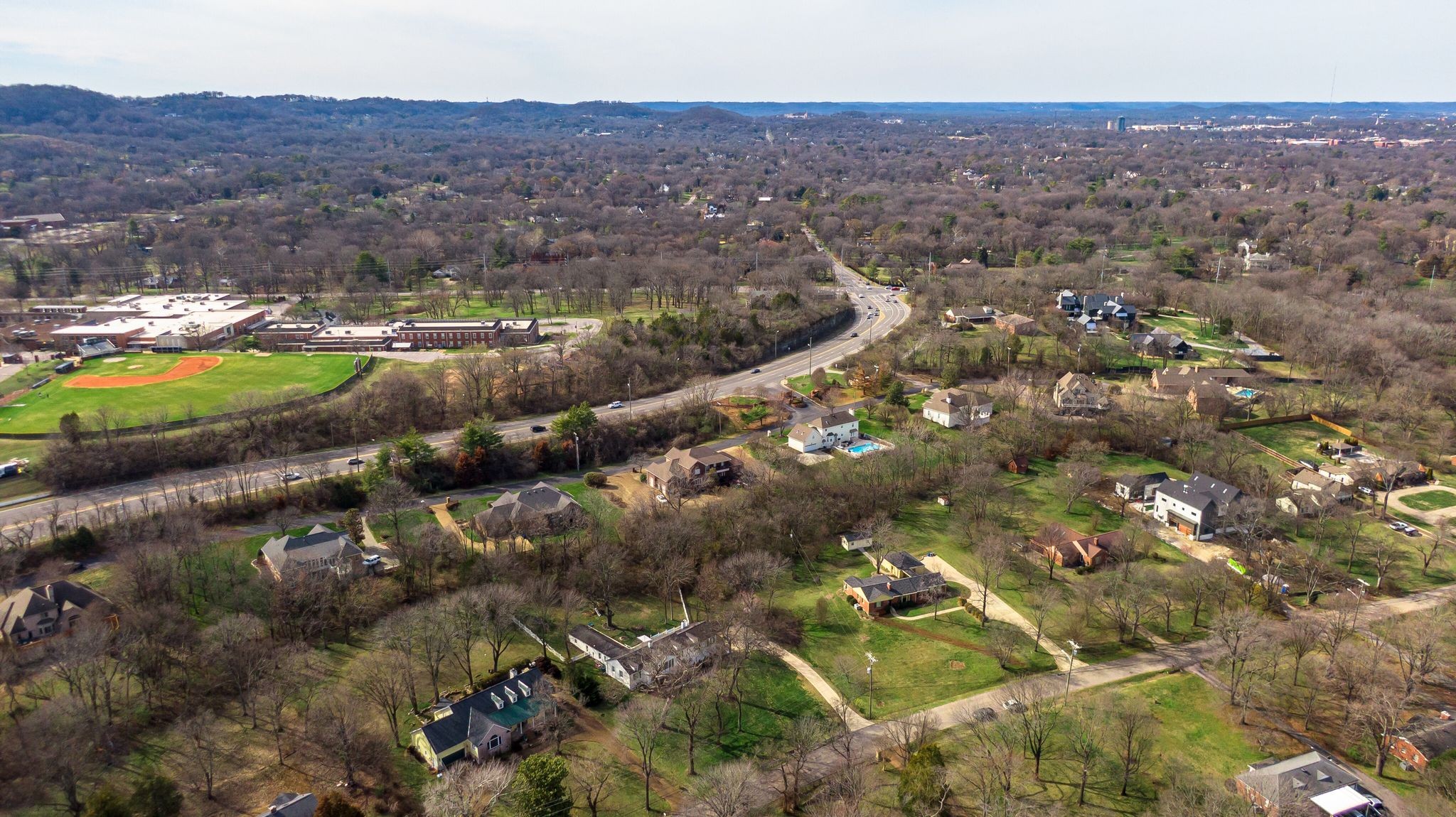 745 Elysian Fields Road Nashville, TN 37204 - Photo 51 of 60 an aerial view of residential houses with outdoor space