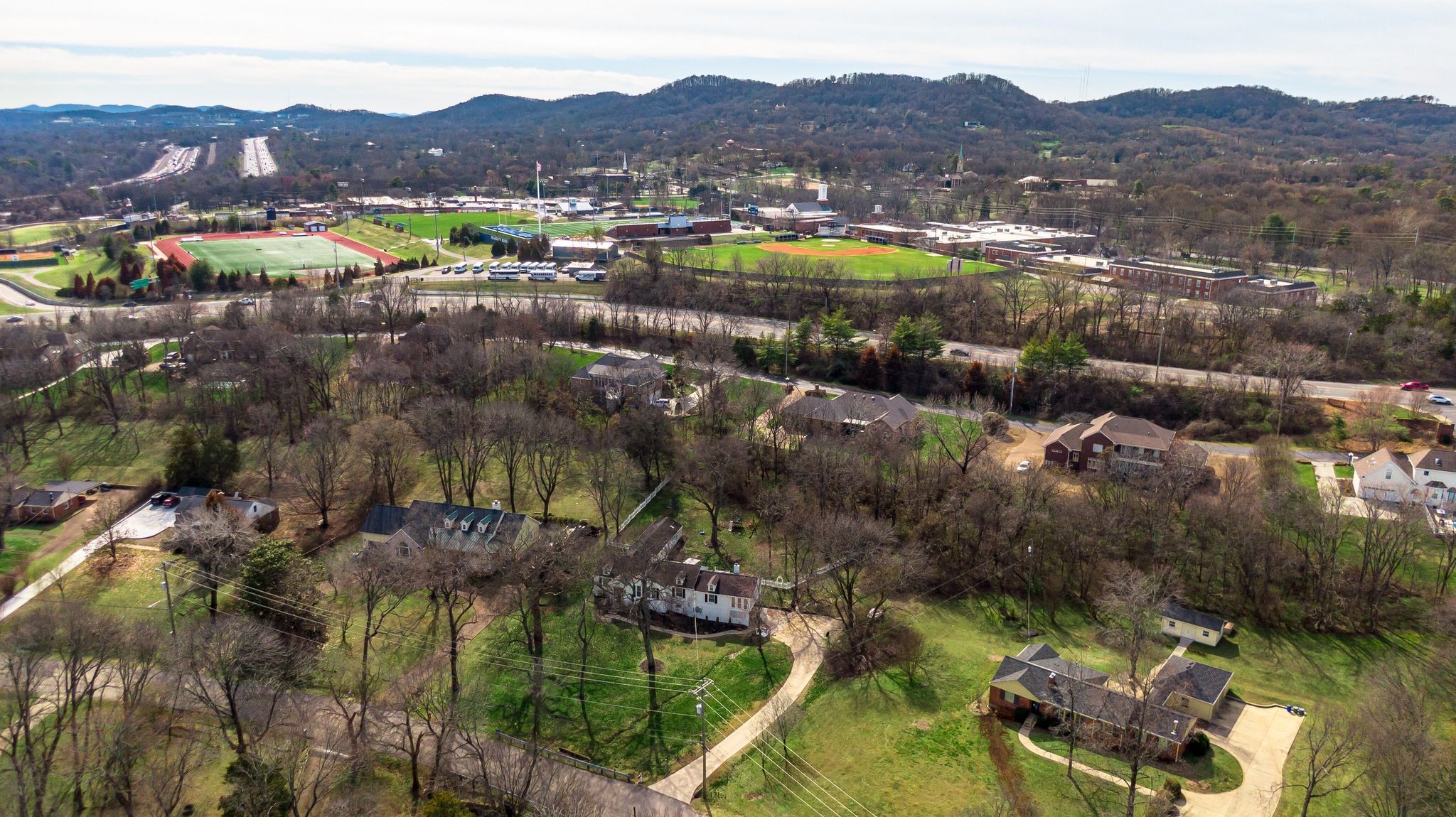 745 Elysian Fields Road Nashville, TN 37204 - Photo 53 of 60 a view of a city with lake view