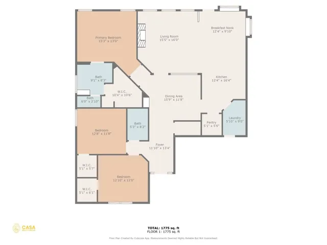 a picture of a floor plan