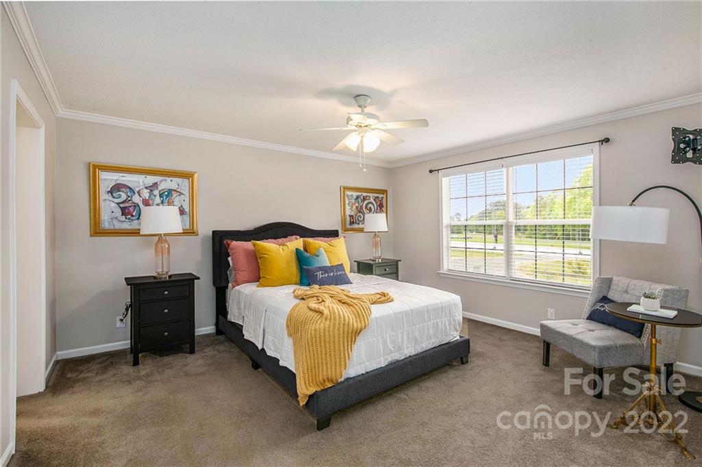 6130 Long Ferry Road Salisbury, NC 28146 - Photo 18 of 32 a bedroom with a bed and a window