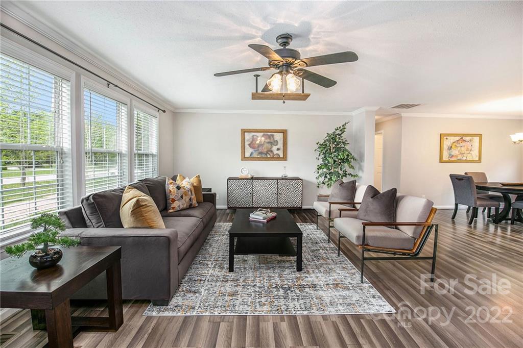 6130 Long Ferry Road Salisbury, NC 28146 - Photo 8 of 32 a living room with furniture and a large window