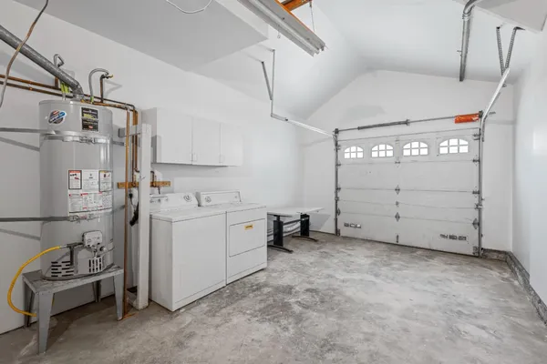 a view of storage and utility room