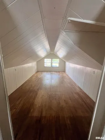 a view of hallway with a window