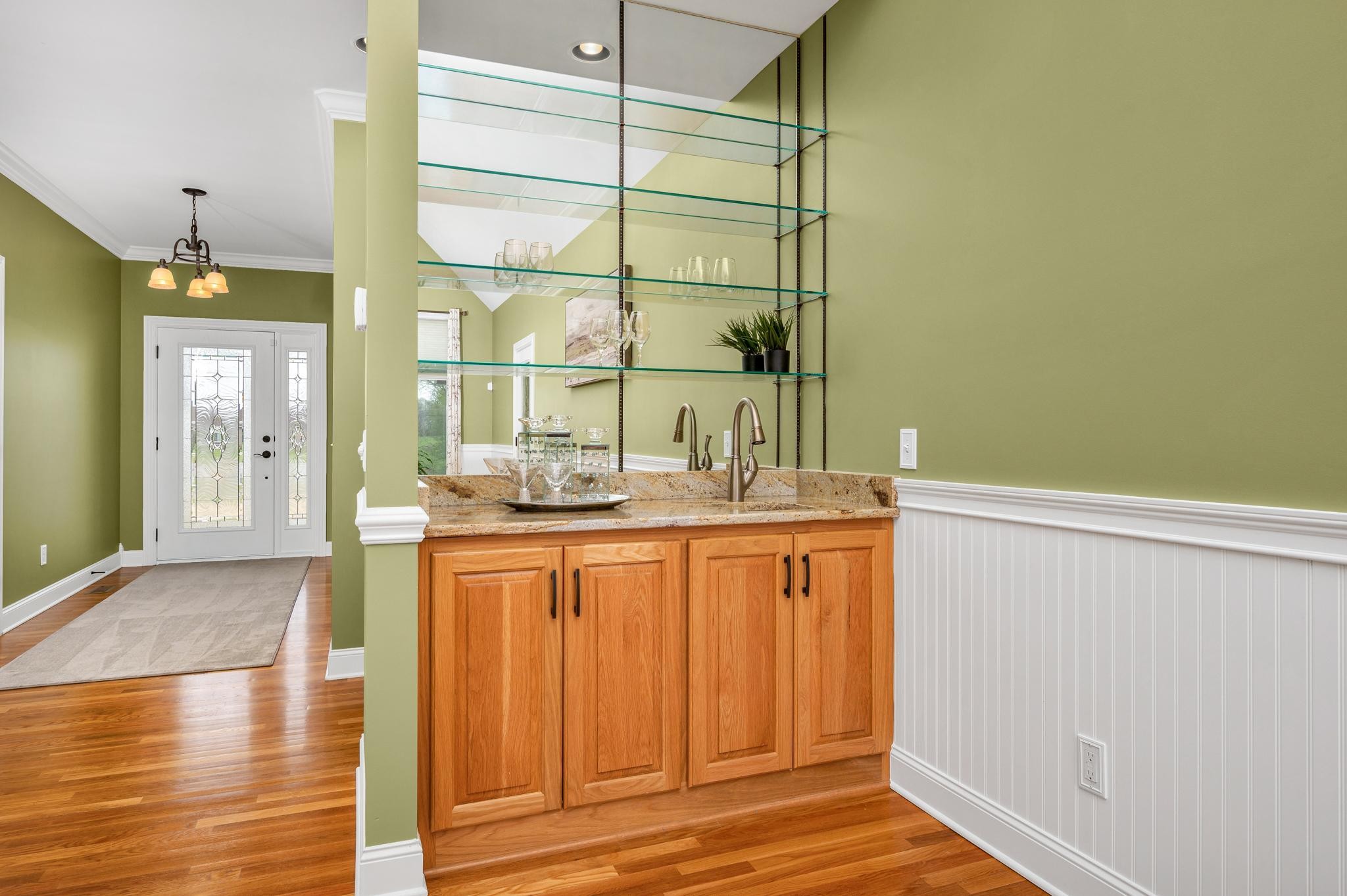 290 Cascade Drive Winchester, TN 37398 - Photo 24 of 68 a bathroom with a granite countertop sink and a mirror
