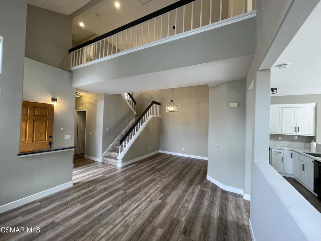 429 Dante Way Oak Park, CA 91377 - Photo 5 of 37 a view of an entryway with wooden floor and staircase
