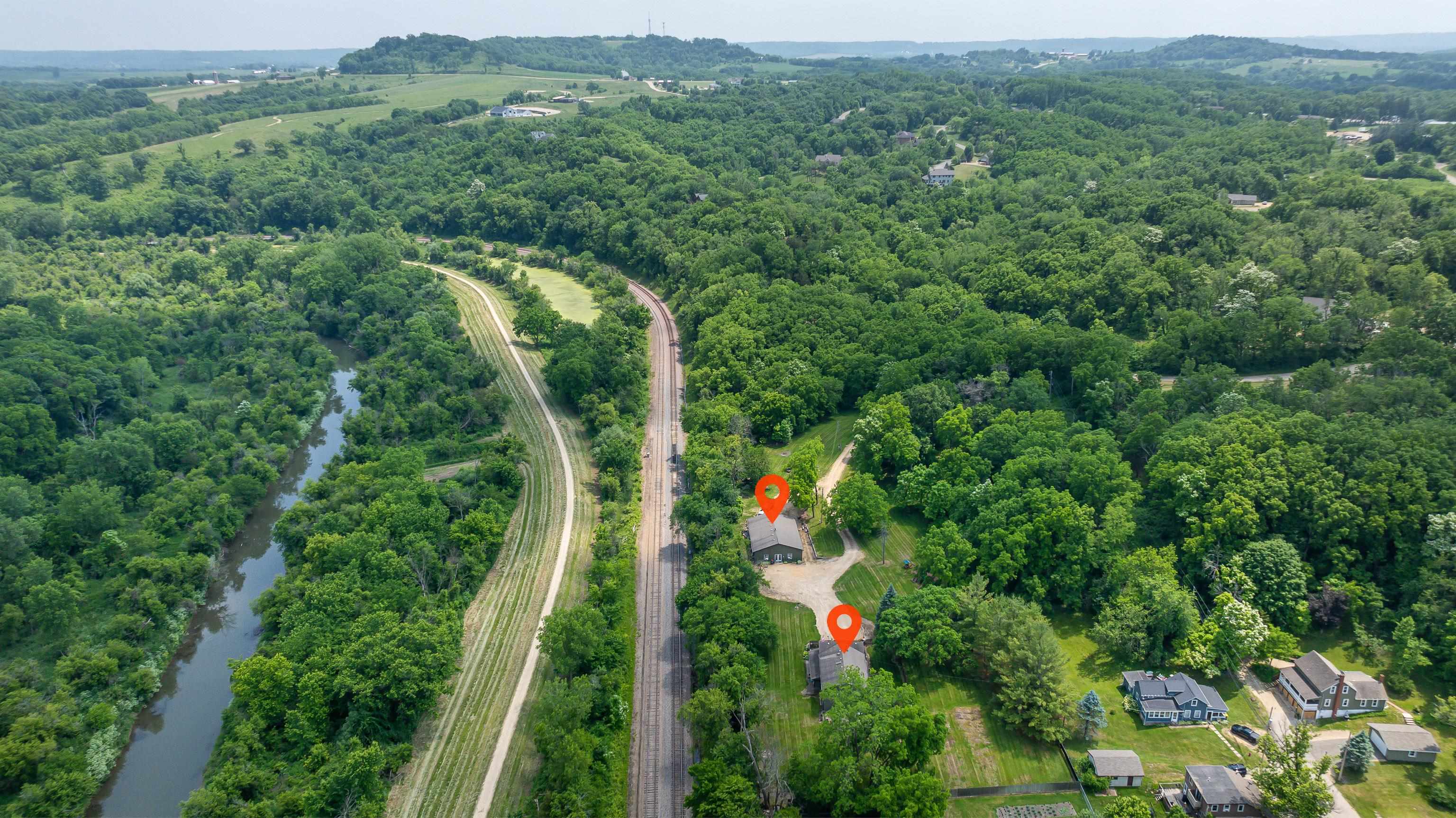 103 4th Street Galena, IL 61036 - Photo 61 of 64 an aerial view of a house with a yard