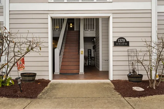 a view of a entryway front of house
