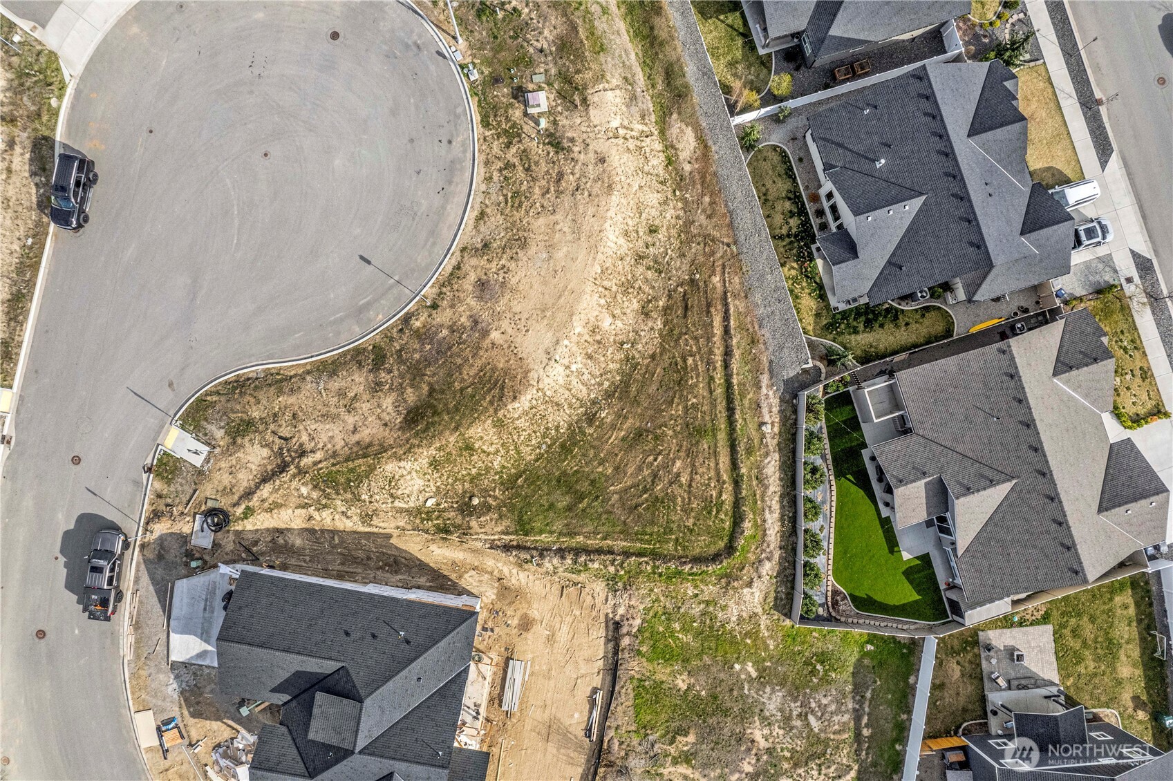 978 Spring Mountain Drive Wenatchee, WA 98801 - Photo 8 of 8 an aerial view of a highlighted house