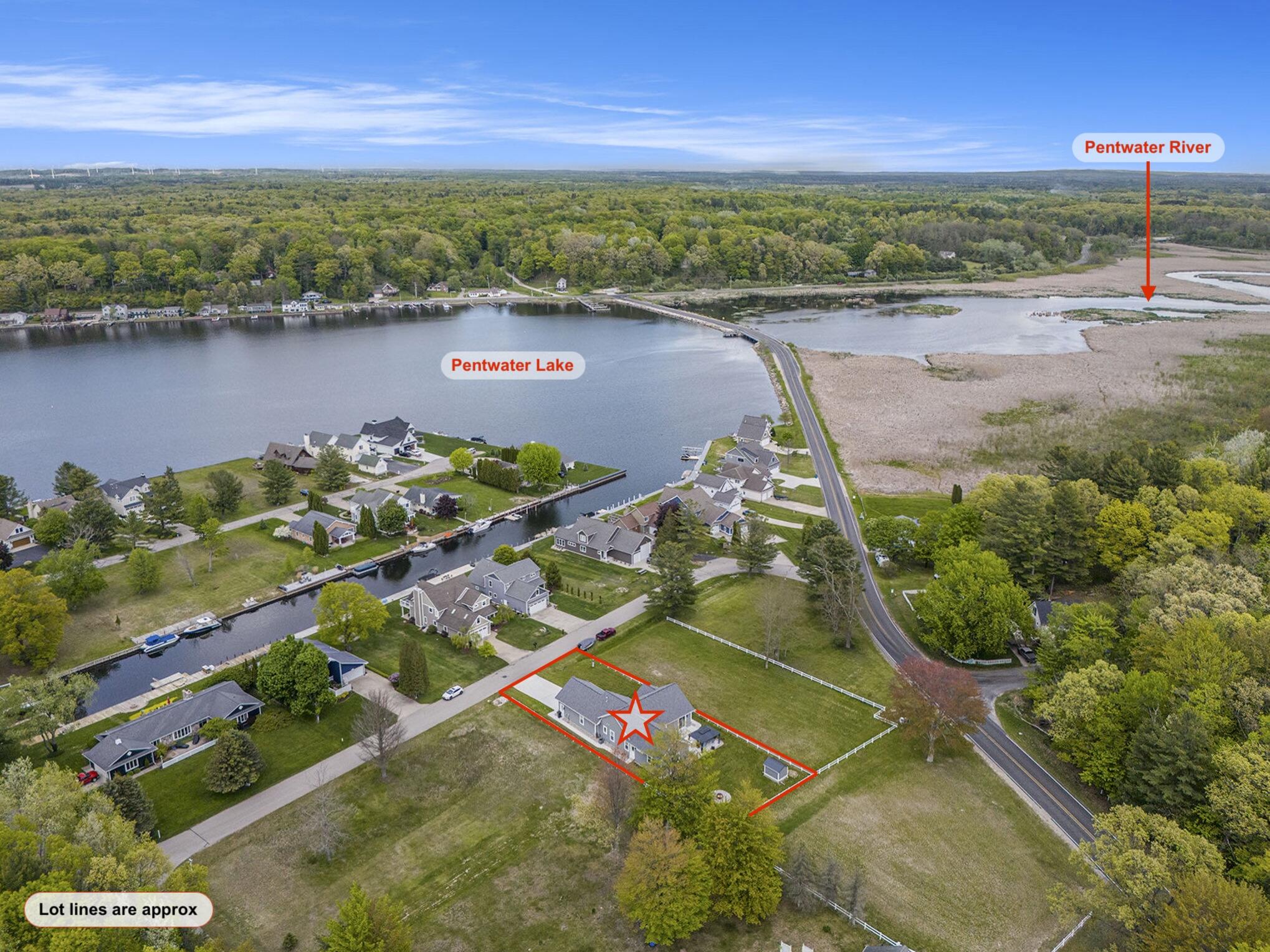 5407 Sioux Road Pentwater, MI 49449 - Photo 28 of 36 Aerial