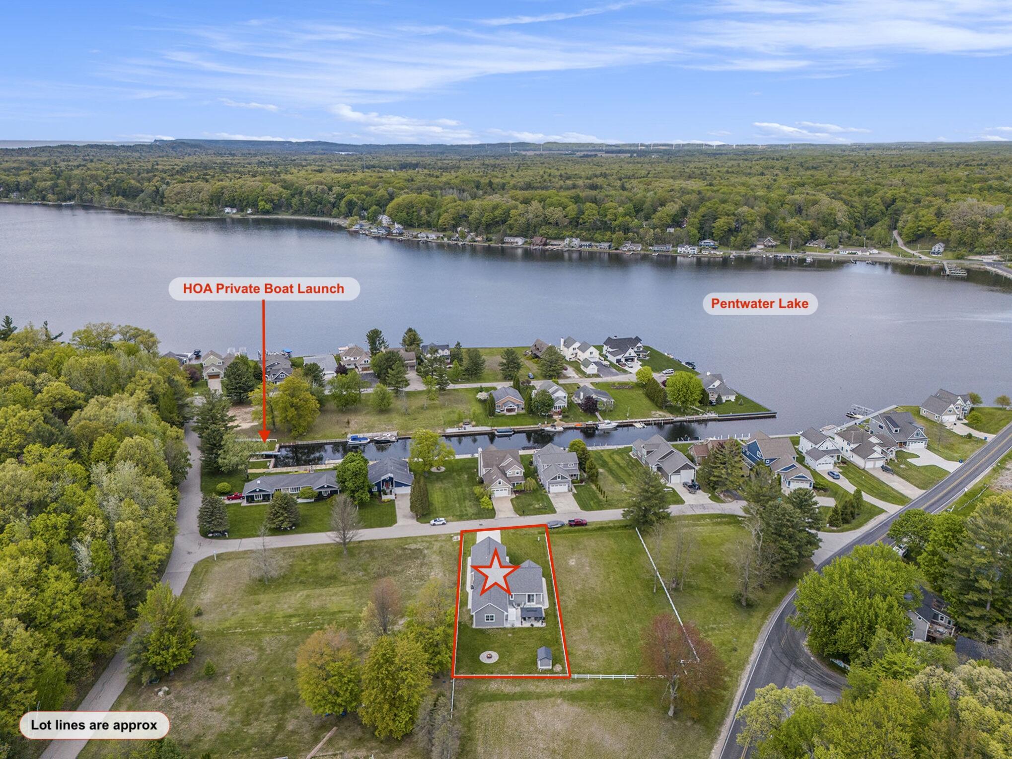 5407 Sioux Road Pentwater, MI 49449 - Photo 32 of 36 Aerial