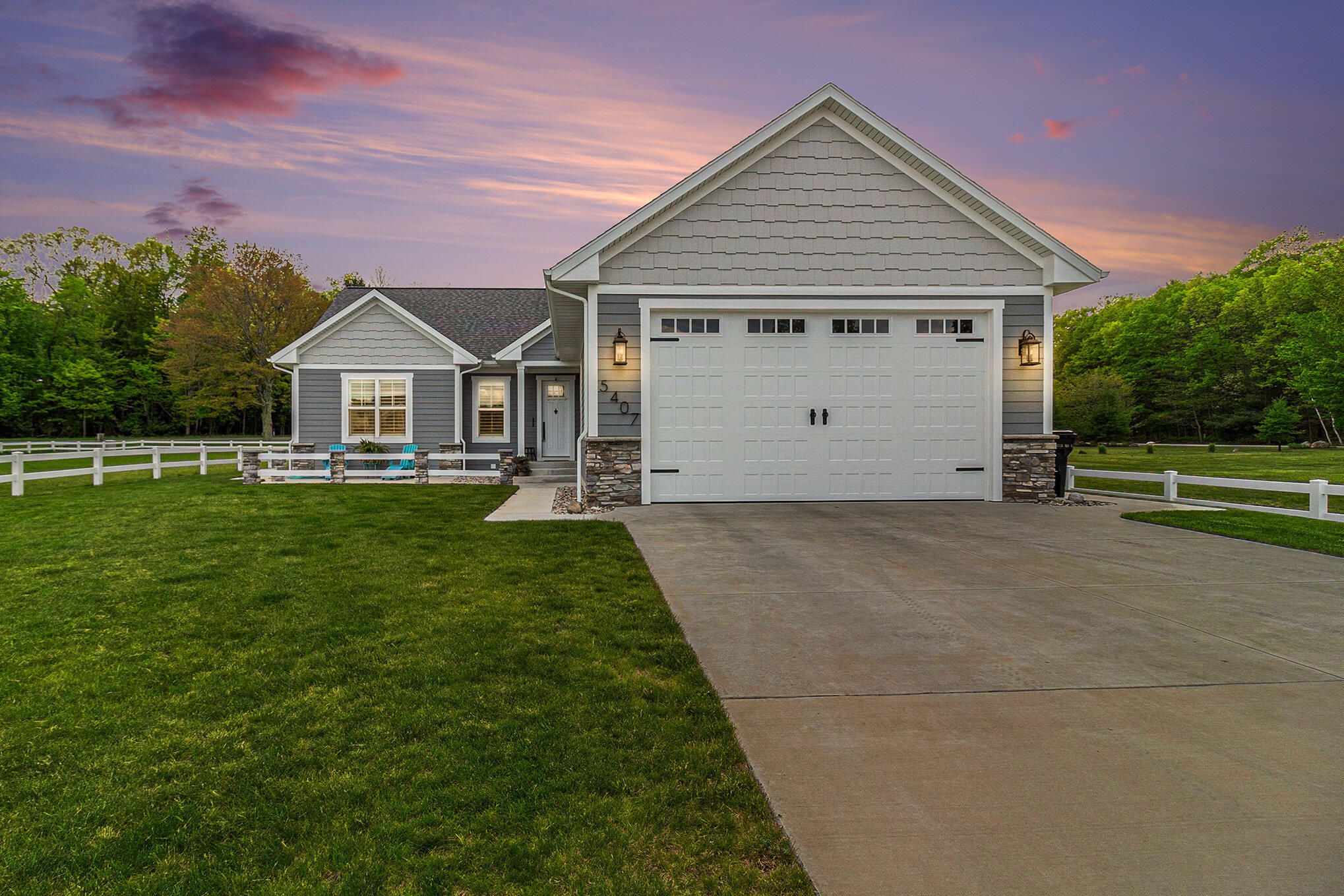 5407 Sioux Road Pentwater, MI 49449 - Photo 35 of 36 Exterior - Twilight
