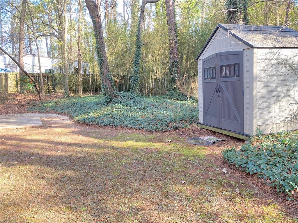 5458 Terrace Garden Way, Unit A Norcross, GA 30071 - Photo 27 of 27 a view of backyard of house
