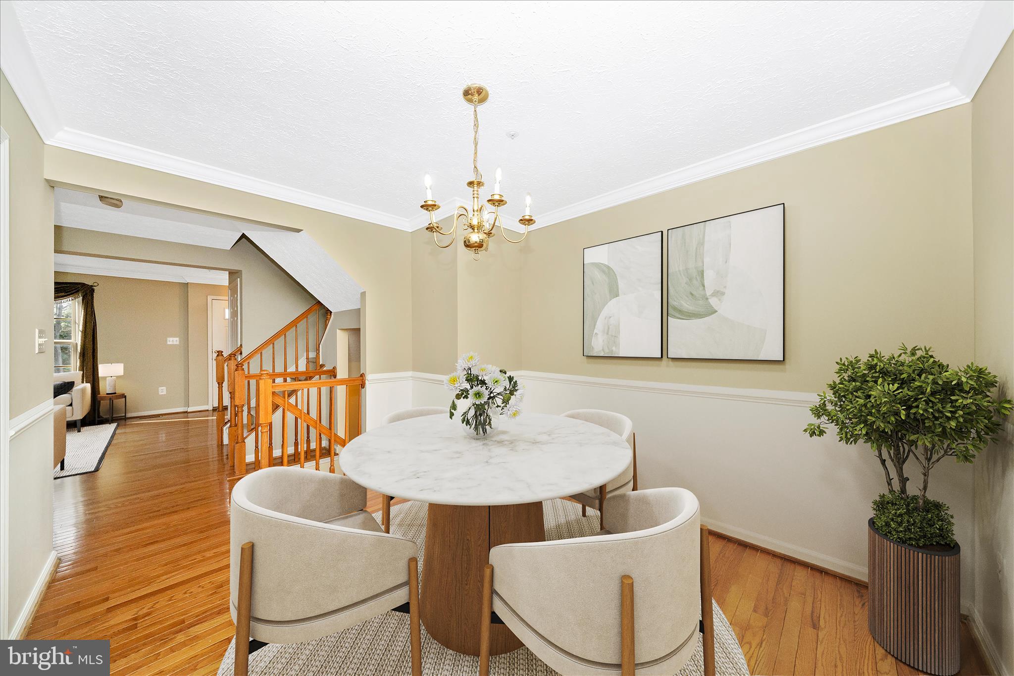 1810 Sebastian Boulevard Frederick, MD 21701 - Photo 10 of 28 a dining room with furniture and wooden floor