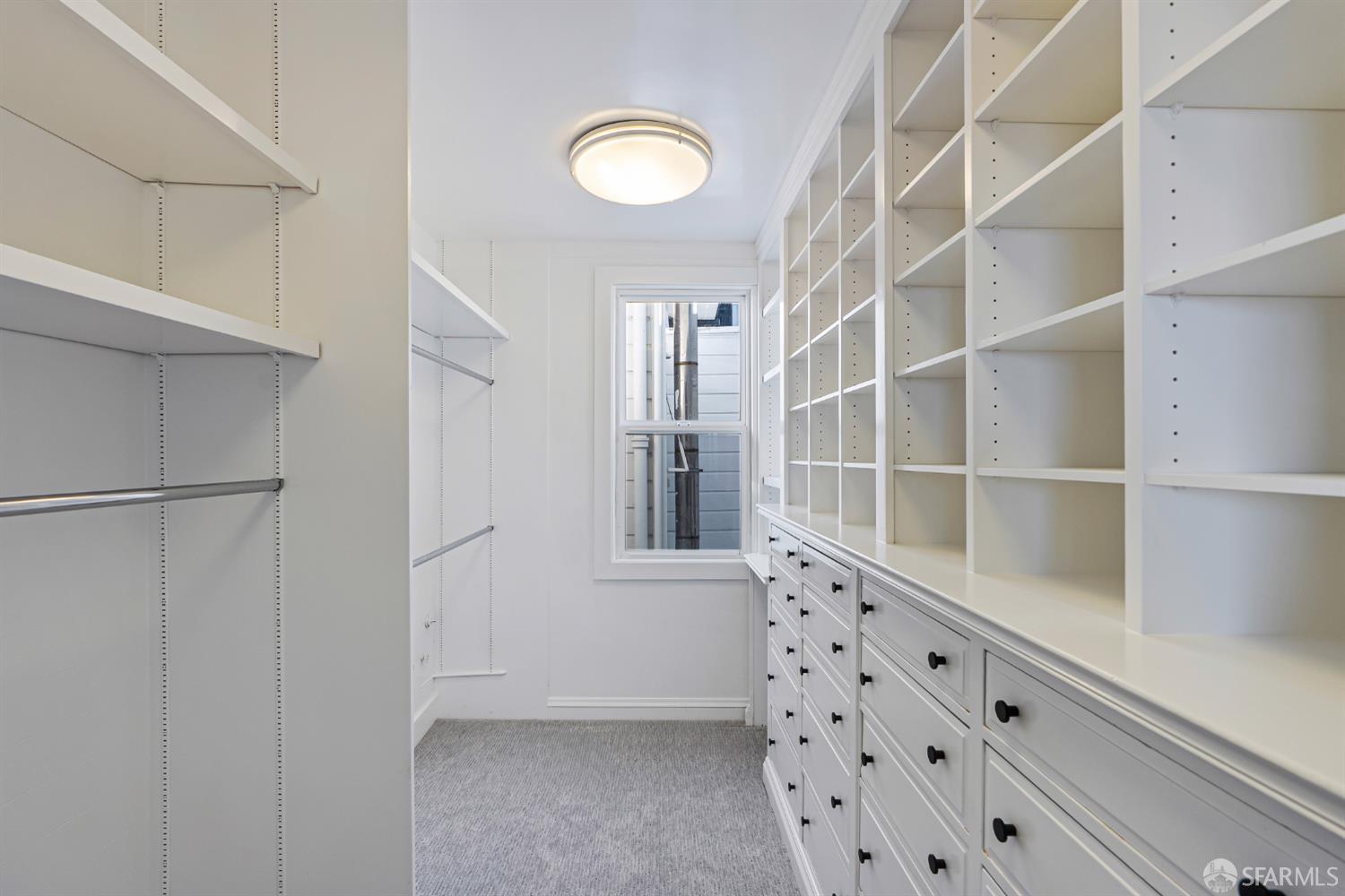 2521 Broadway San Francisco, CA 94115 - Photo 44 of 74 a view of an empty walk in closet