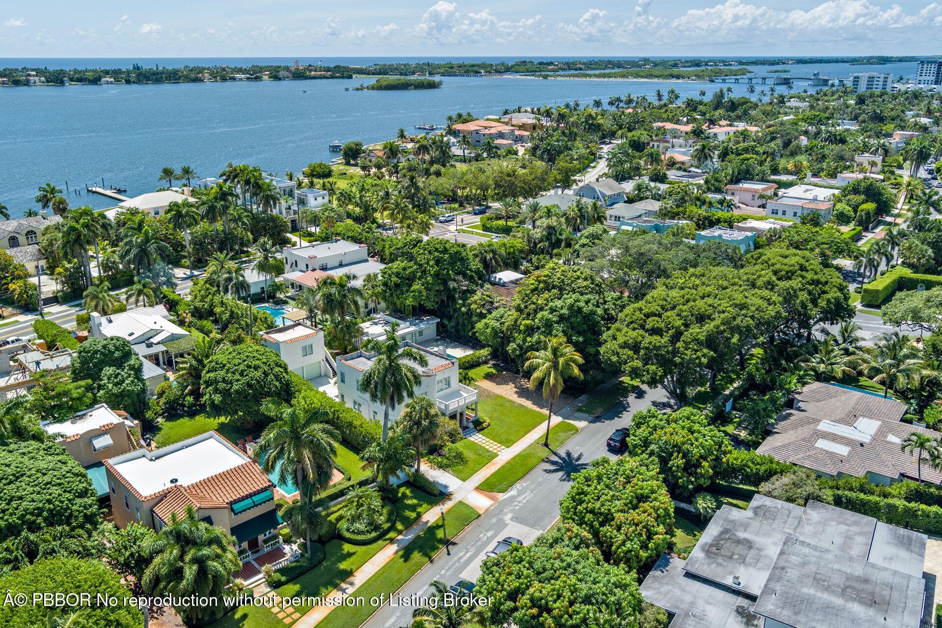 3020 Vincent Road West Palm Beach, FL 33405 - Photo 49 of 56 an aerial view of a house with a lake view