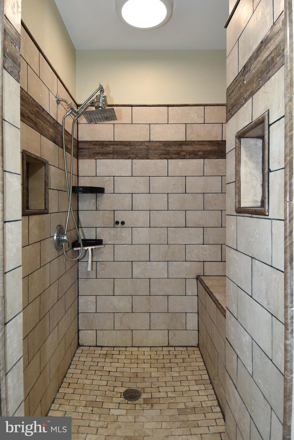 1805 Glenarm Road Edgewater, MD 21037 - Photo 40 of 59 PRIMARY BATHROOM TILED WALK-IN SHOWER