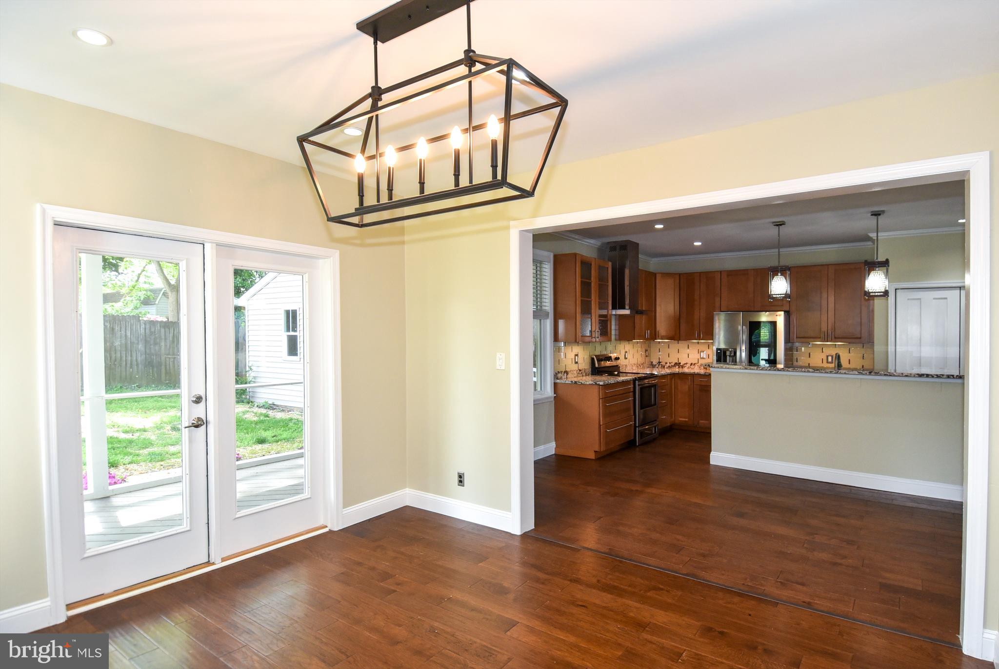 1805 Glenarm Road Edgewater, MD 21037 - Photo 43 of 59 DINING ROOM DOOR ACCESS TO EXTERIOR REAR DECK