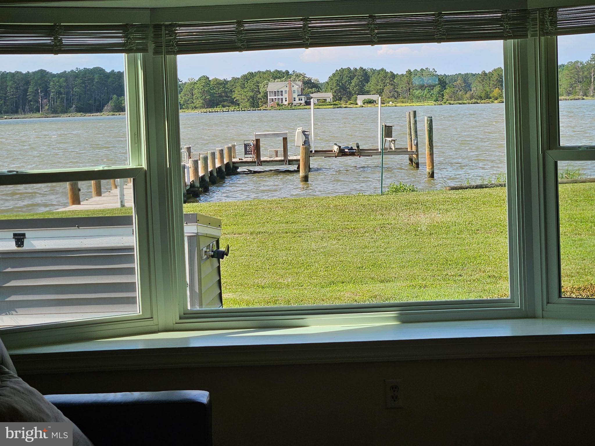 1514 Deep Point Road Woolford, MD 21677 - Photo 9 of 36 View from Living room Bay Window