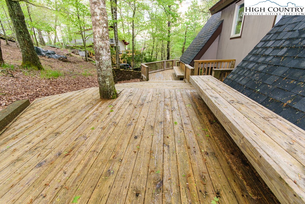 205 Spring Branch Road Beech Mountain, NC 28604 - Photo 36 of 46 a view of swimming pool with sitting area