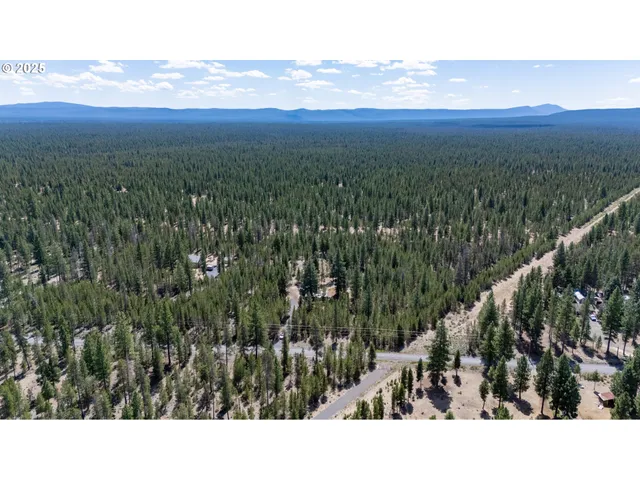 a view of an outdoor space and mountain view