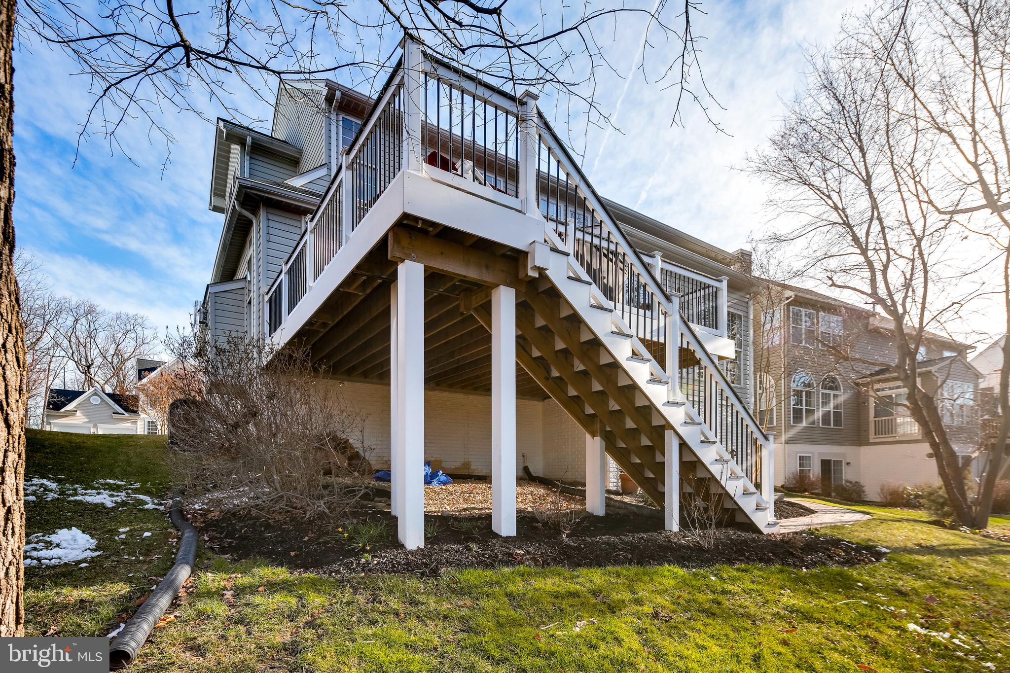 5928 Sandy Ridge Elkridge, MD 21075 - Photo 44 of 47 Recently remodeled deck