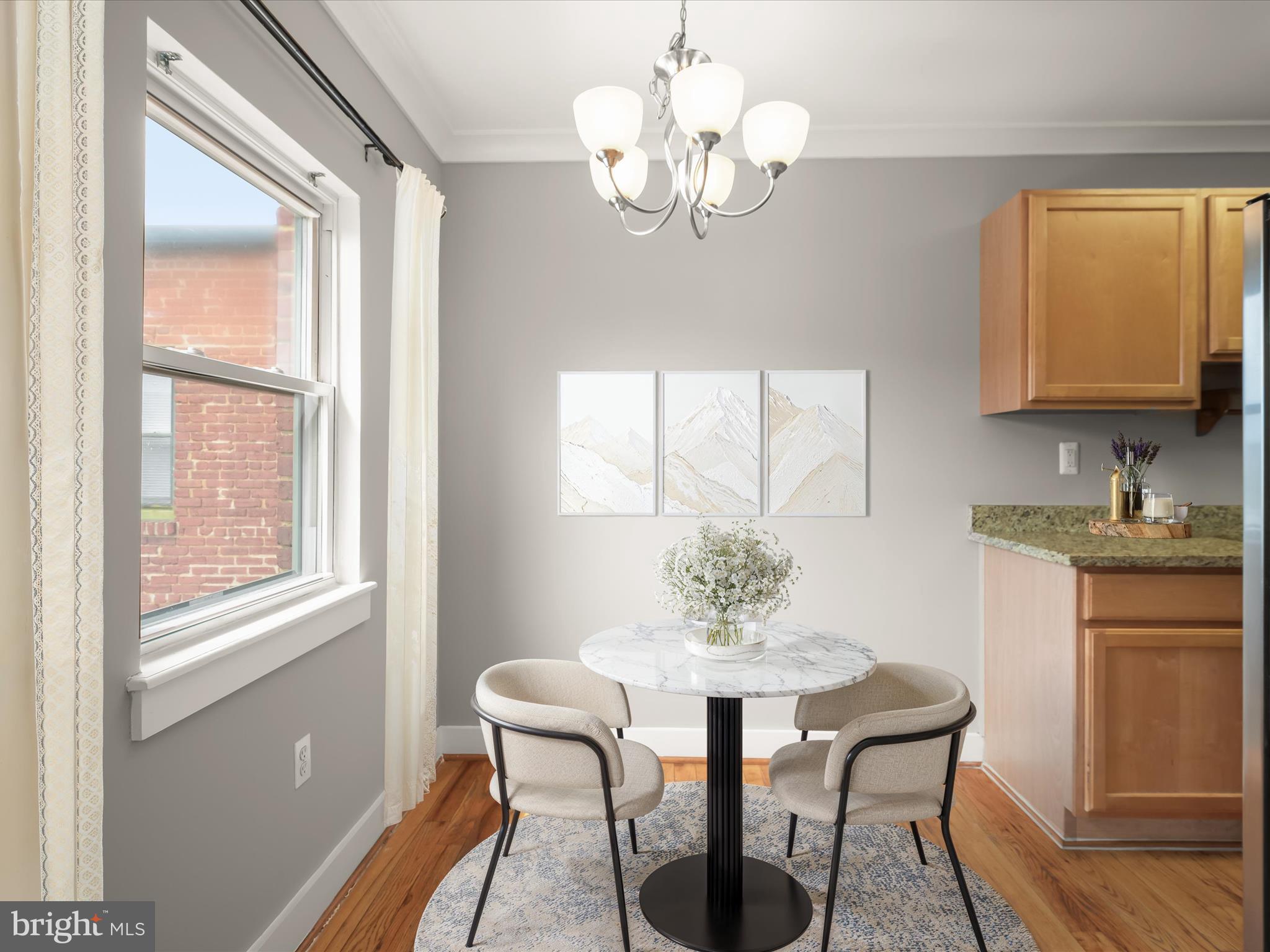 2615 4th Street Northeast, Unit 303 Washington, DC 20002 - Photo 12 of 19 Dining Room Staged Using Virtual Tools
